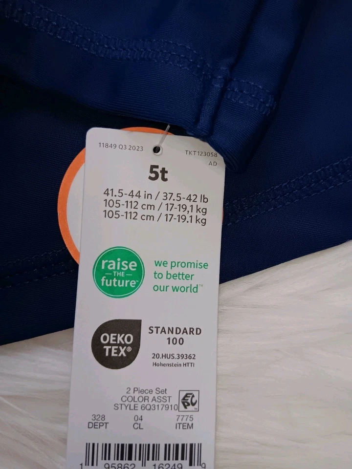 Nuevo con etiquetas Juego de guardabarros y maletero Carter's Just One You para niños pequeños talla 5T Foto 3 de 4