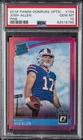 2018 PANINI DONRUSS OPTIC PINK #154 JOSH ALLEN ROOKIE RC PSA 10
