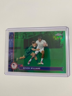2024 Topps Chrome US Olympics Paralympics /99 Kevon Williams Rugby
