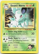 Giovanni's Nidorina 44/132 Uncommon Gym Challenge Pokemon Unlimited LP