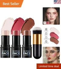 On-the-Go Contour Trio for Mature Skin: Easy Blush, Bronzer & Highlighting