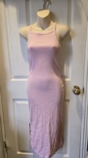 Old Navy Light Pink Ribbed Tank Maxi Dress Size XS