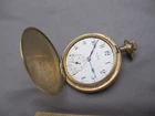 Fancy ELGIN 12S 17J POCKET WATCH-GF HUNTER CASE-PARTS/RESTORE