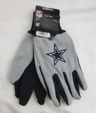 Dallas Cowboys Gray/Navy Blue Team Logo Licensed NFL Sport Utility Gloves-New