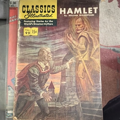 Classics Illustrated #99 Single Issue Color Comic Book Hamlet Shakespeare
