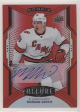 2020-21 Upper Deck Allure Rookie SP Red Rainbow Morgan Geekie #119 Auto o0w