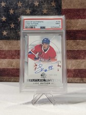 2024-25 SP Authentic Future Watch Auto /999 Lane Hutson #139 PSA 9