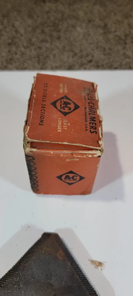 Allis Chalmers AC Tractor Combinación Sección Hoz Caja Exhibición 500760 Recolector  Foto 4 de 4