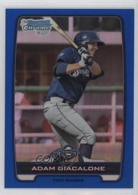 2012 Bowman Draft Chrome Picks Blue Refractor /250 Adam Giacalone #BDPP120 z7j