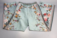 Ranna Gill Womens Pant Light Blue Size S Vami High Waisted Jade Rose *SAMPLE*