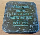 Vintage WW2 Military Water Purification Tablet (Sterilising) Tin (Empty)