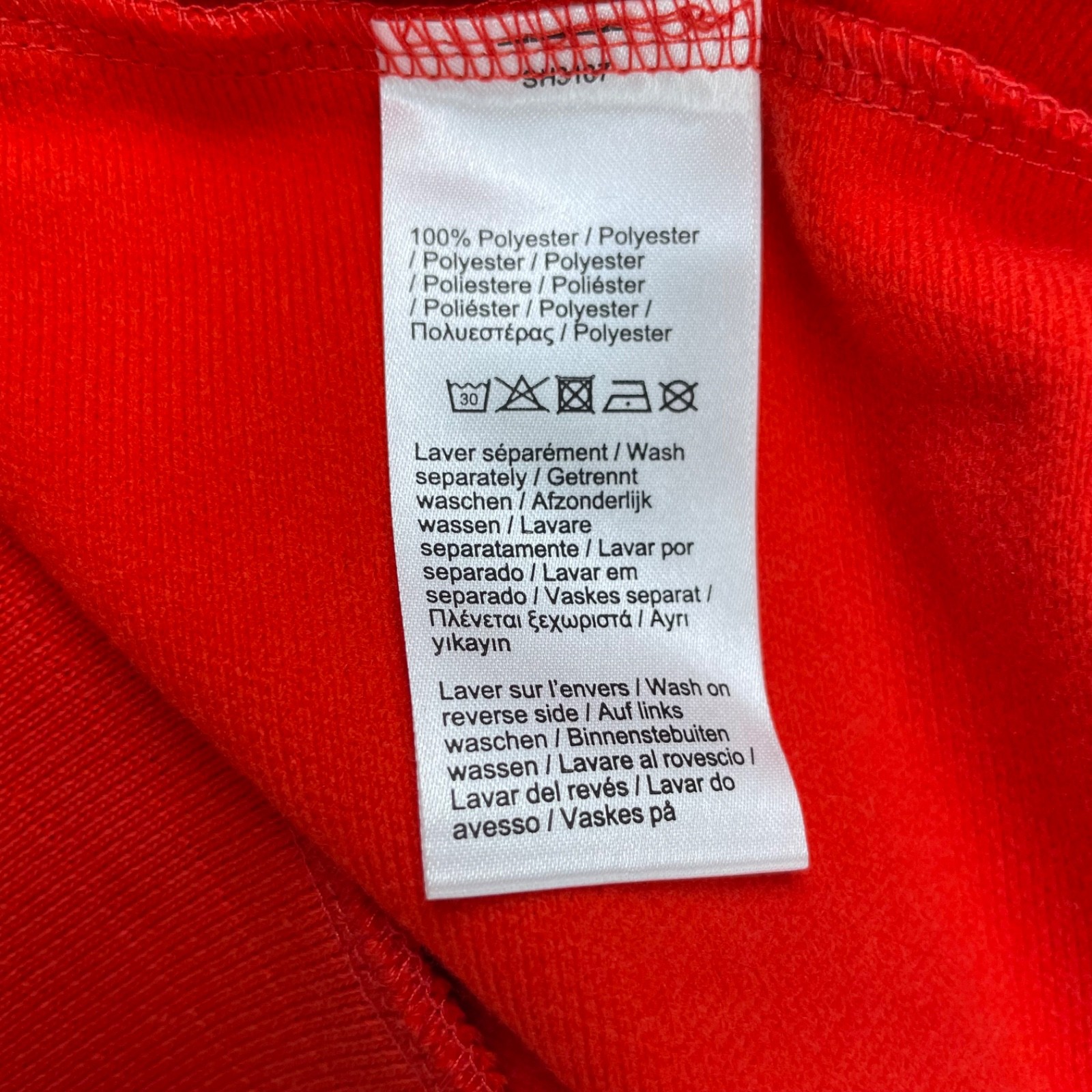 NEW Lacoste Sport Men's Miami Open Full Zip Tennis Track Jacket Orange • Size 5 thumbnail 6