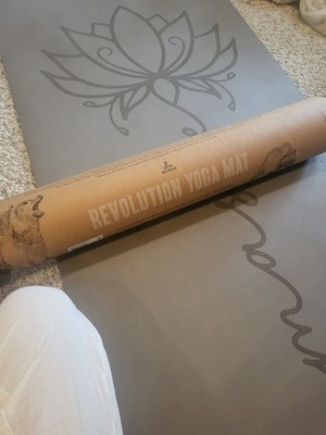 Prana Revolution Black Mat Rubber Eco Eko Biodegradable extra wide great grip