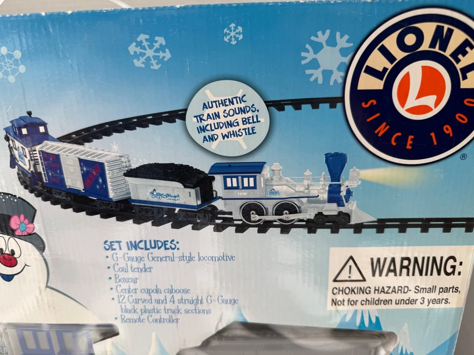 Lionel Frosty The Snowman G Gauge Battery Powered Ready To Play Train Set7-11498 - Image 4 of 4