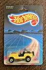 Vintage Hot Wheels Jeep CJ-7 #3954 1987 Yellow - New sealed package