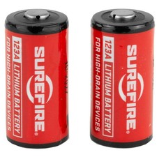SureFire CR123A Lithium Batteries 2 Pack SF2-CB