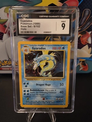CGC 9 - Gyarados 006/102 Base Set Holo