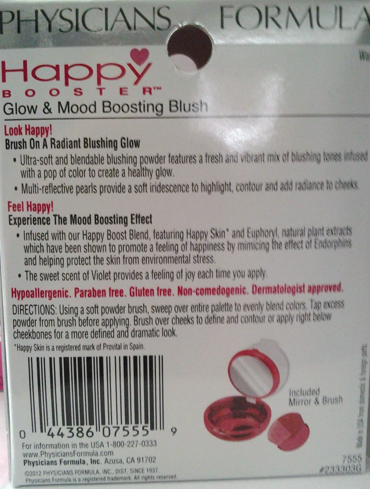 Physicians Formula Happy Booster Glow & Mood Boosting Blush ~ Warm 7555 - Image 2 of 4