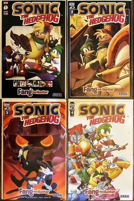 LOT 420-B: SONIC HEDGEHOG FANG THE HUNTER Comic Books Complete Set 1 2 3 4 B NEW
