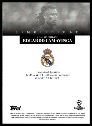 2024-25 Topps UEFA UCL Simplicidad Soccer Pick Your Base Card / Inserts 2025 NEW - Picture 95 of 129