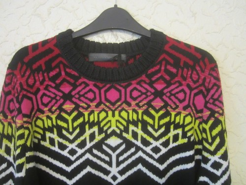 Proenza Schouler Merino Wool-Blend Intarsia Knitted Women's Sweater - Picture 2 of 11