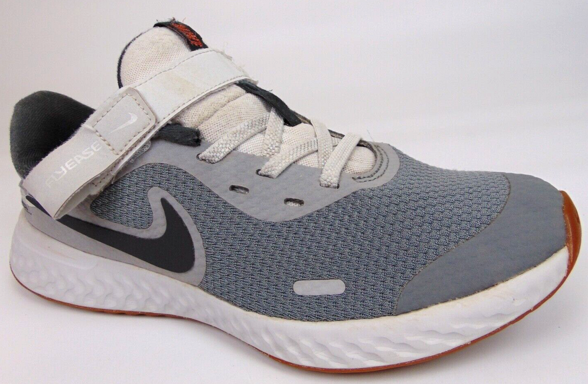 nike revolution 5 flyease grey