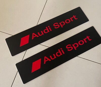 Audi Sport Kennzeichen 2 stk Quattro RS RS3 RS4 RS6 Rotiform Weihnachtsgeschenk