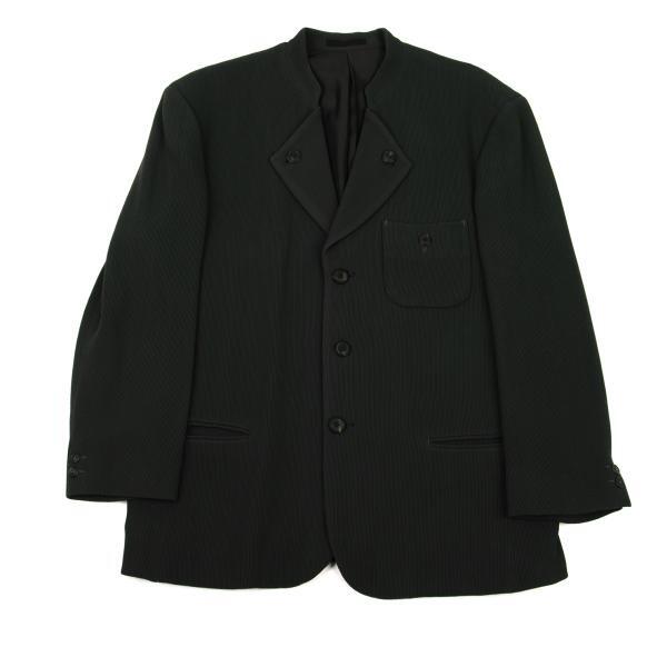 ISSEY MIYAKE MEN Wool Stand Collar Rib Jacket Size L(K-151630) | eBay