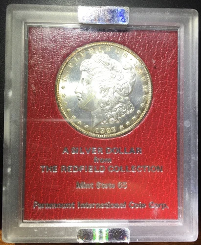 1897-S $1 Morgan Dollar Redfield Hoard NGC MS64 Graded