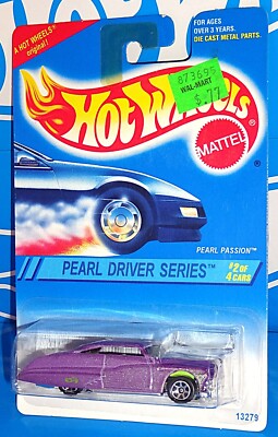 Hot Wheels 1995 Pearl Driver Series #292 Pearl Passion Lavender w/ 7SPs