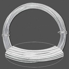 45 Feet Silver Color Coated Aluminum Wire 18 Gauge
