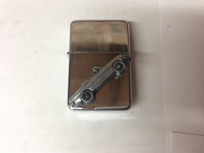 #ad Alfa Romeo quot;Kham Tail Spiderquot; ref3 3D flip top petrol lighter windproof GOLD GBP 16.95