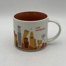 Starbucks You Are Here Collection Los Angeles 14oz Cup Mug 2015 EUC