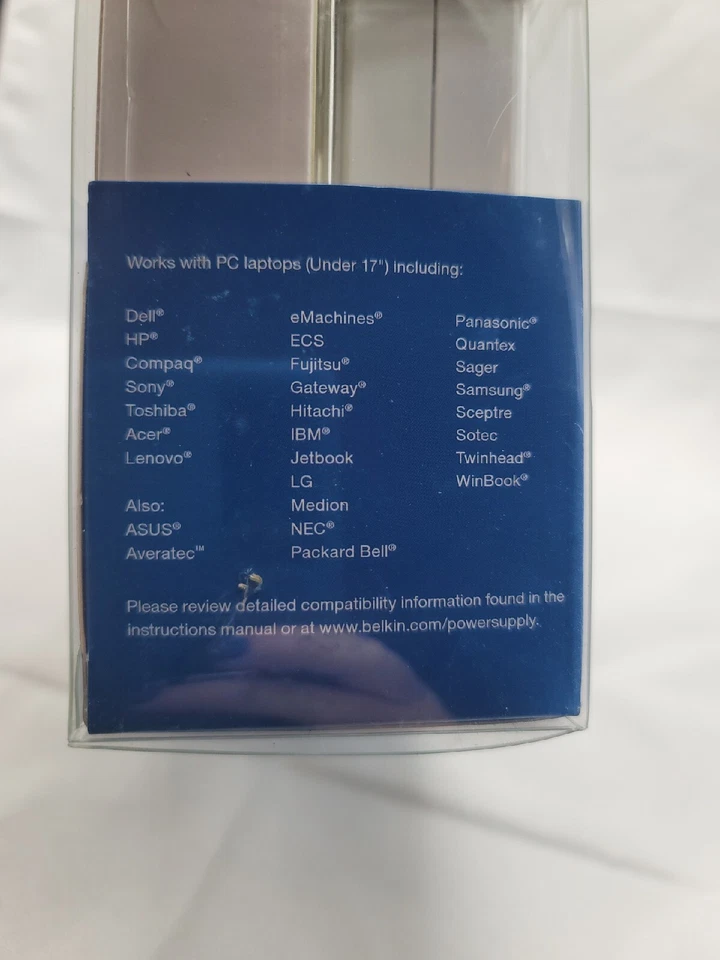 Adaptador/cargador de corriente alterna universal 110 W Belkin portátil portátil portátil de menos de 17" Foto 4 de 4