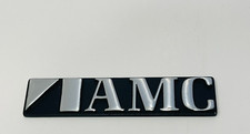 Amc Black Deck Lid Emblem. 80s Amc Cars