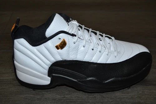 Air Jordan XII 12 Low Golf Shoes Taxi White Black DH4120 100 Mens Size 5 Nike