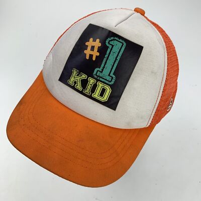 #1 Kid Trucker Ball Cap Hat Snapback