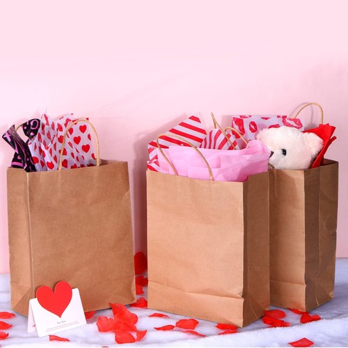 120 Sheets Valentines Tissue Paper Gift Wrapping Paper 12 Design Pink Red Hea... - Picture 5 of 7