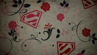 Custom - Superman Supergirl S Logo Rose Vine Flower Pink Hand Towel Set Custom - Superman Supergirl S Logo Rose Vine Flower Pink Hand Towel Set