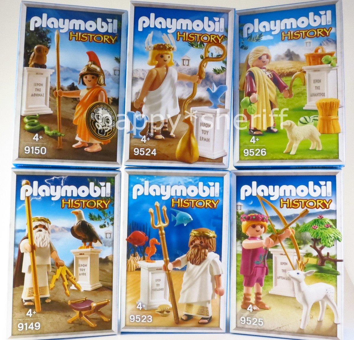 Playmobil Ancient Greek God 9149 9150 9523 9524 9525 9526