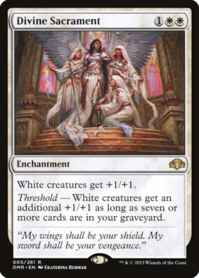 Divine Sacrament Dominaria Remastered MTG Magic