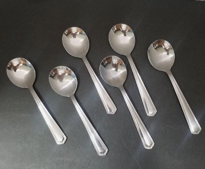 6-Amsilco by World Tableware WOF28 Spoon-Soup/Round Bowl (STAINLESS) 6''