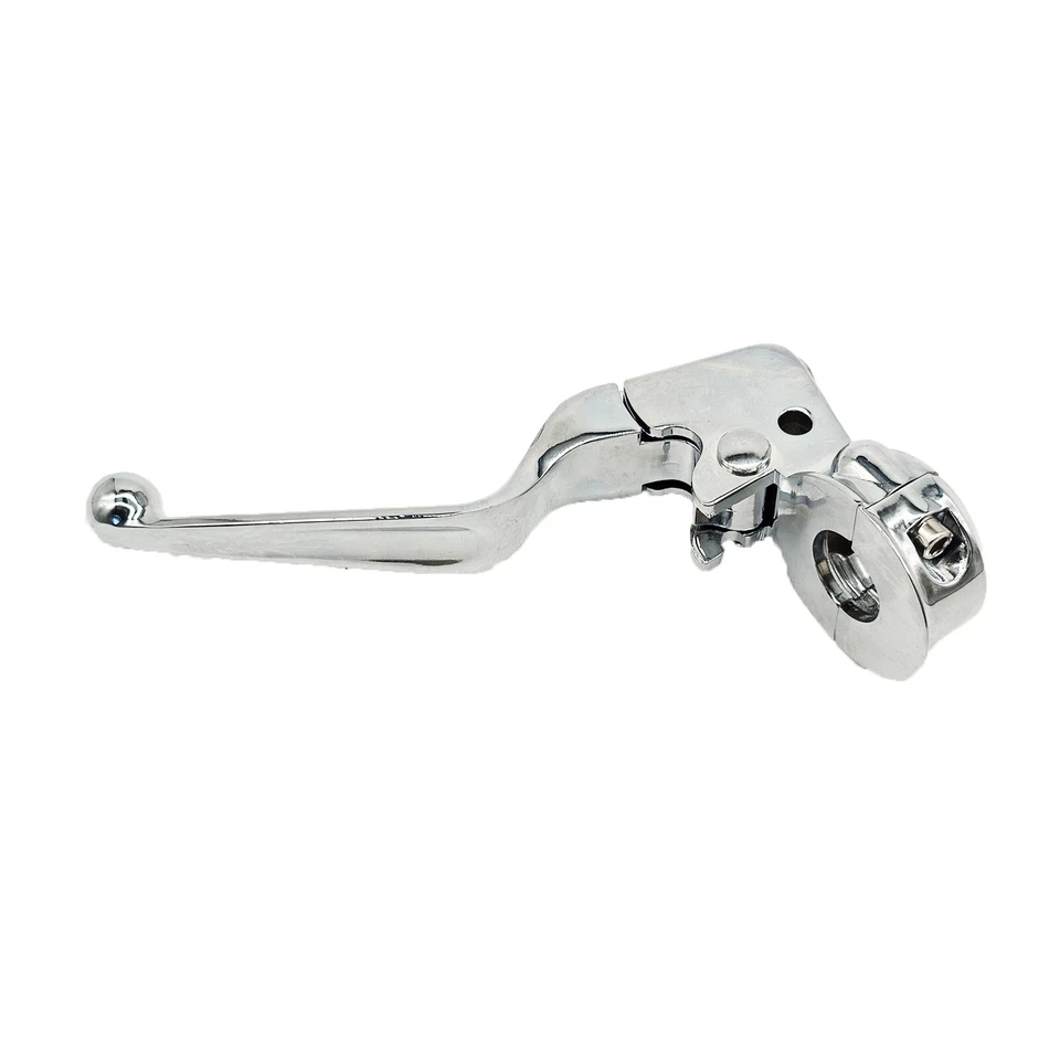 Chrome Brake Clutch Lever Pump Master Cylinder Fit Harley Softail Deluxe Fat Boy - Image 4 of 4
