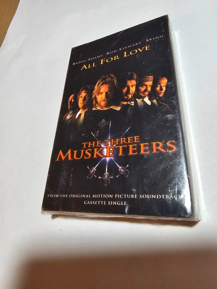 1993 "ALL FOR ONE" FACTORY SEALED CASSETTE BRYAN ADAMS STING STEWART SINGLE TAPE - Image 3 of 4