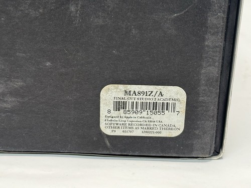 Apple Mac Final Cut Studio 2 Academic Manuals Audio Video Production HD Academic - Picture 5 of 5
