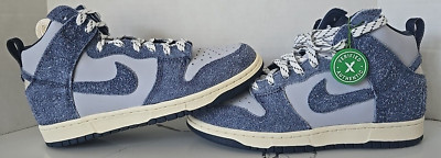 Size 9 - Nike Notre x Dunk High Midnight Navy