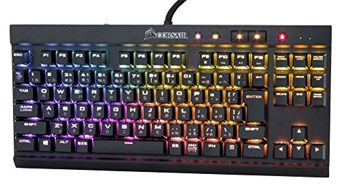 Corsair K65 RAPIDFIRE CherryMX Speed ??RGB COMPACT Japanese Gaming Keyboard NEW - Foto 1 di 6