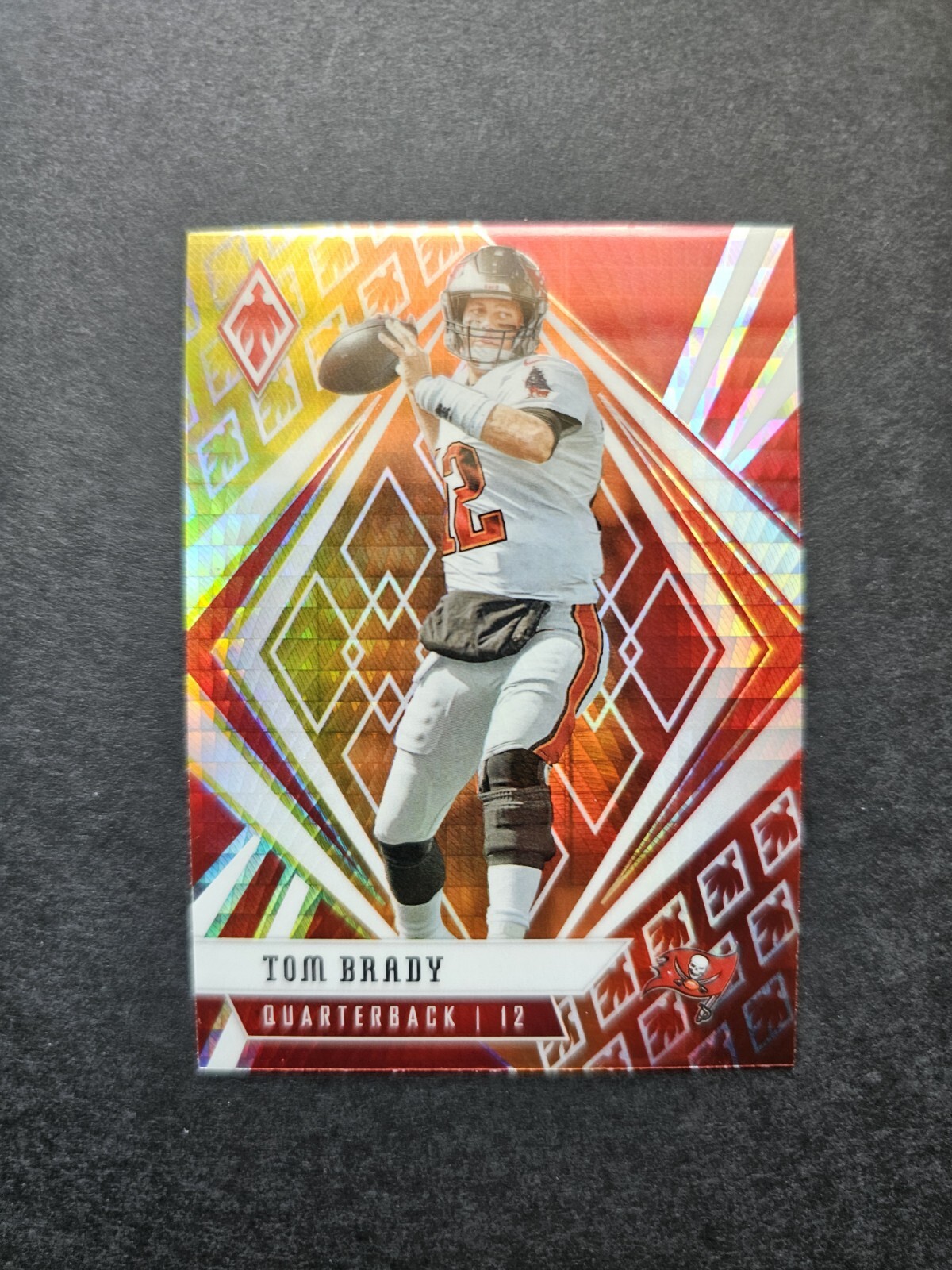 2020 Panini Phoenix Tom Brady 🔥 Fire Burst #35 Tampa Bay HOFer