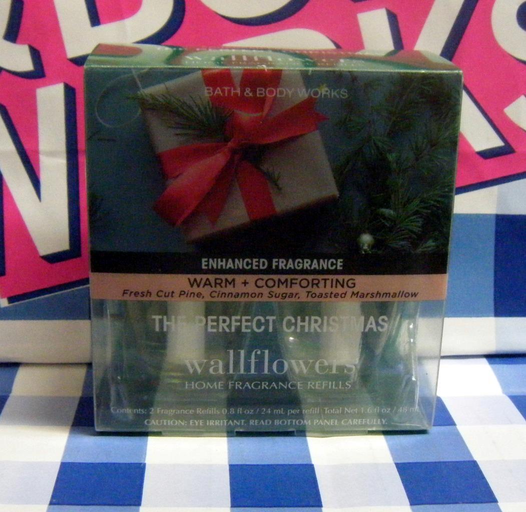 Bath & Body Works 2 Pack Wallflower Refills New The Perfect Christmas (X/1804)-image