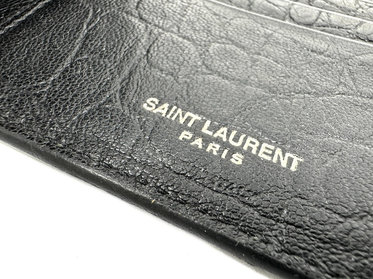 Yves Saint Laurent Money Clip Bill Clip Wallet Purse Yves Saint Laurent Money Clip Bill Clip Wallet Purse